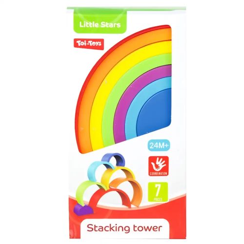 Little Stars Szivárványos rakosgató játék