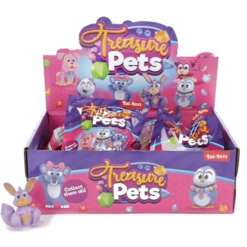 Treasure Pets Állatos meglepetés figura 1db