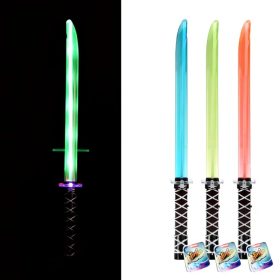 Világító szamuráj kard többféle változatban 1db