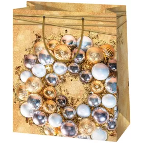   Cardex: Arany színű nagy méretű ajándéktáska 26x13x33cm