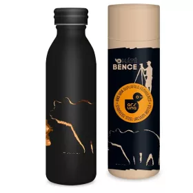   Ars Una: Máté Bence - Medve duplafalú fém kulacs díszdobozban 600ml