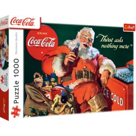 Coca-Cola Mikulás 1000db-os prémium plusz puzzle - Trefl