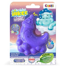 Craze Inkee Vegán édes álom habos hold alakú fürdőbomba