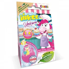 Craze Inkee Vegán fürdőgolyó gyűjhető unikornis figurával
