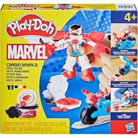 Play-Doh Marvel Amerika Kapitány Moto Slicer játékszett - Hasbro