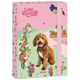   Ars Una Cute Animals-doggie gumis füzetbox Ars Una Cute A/4-es
