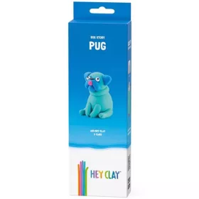 Hey Clay: Pihe-puha Mops kutyus gyurmaszett