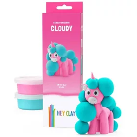 Hey Clay Pihe-puha pink Unikornis figura gyurmaszett