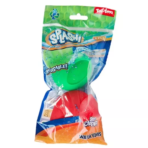 Splash újrahasználható vízibomba többféle változatban 2db-os