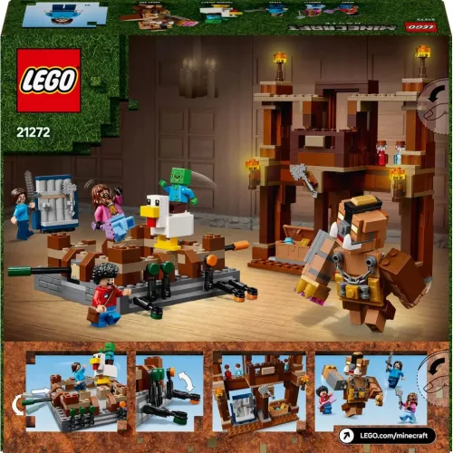 LEGO Minecraft Küzdőtér az erdei háznál 21272