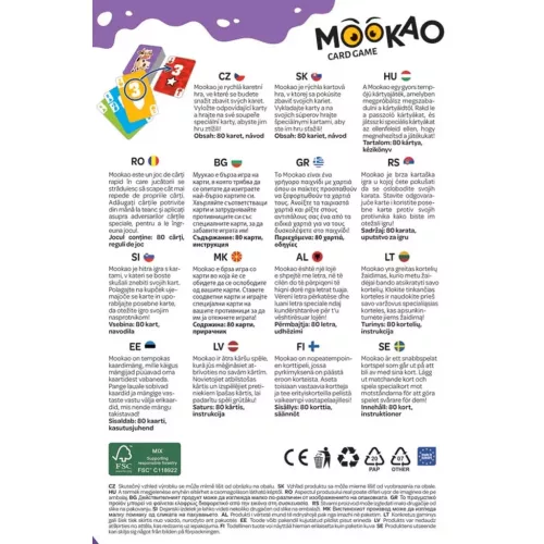 Mookao bocis kártyajáték - Trefl