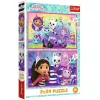 Gabi babaháza játék Gabival 2x24db-os puzzle - Trefl