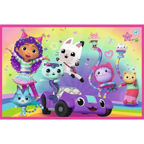 Gabi babaháza játék Gabival 2x24db-os puzzle - Trefl