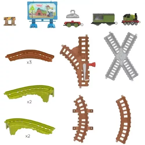 Fisher-Price: Thomas és barátai - Whiff's recycling run pályaszett - Mattel