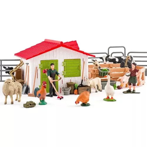 Faunica Állatfarm játékszett kiegészítőkkel - Woodyland
