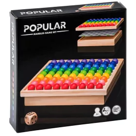   Popular szivárvány golyók logikai társasjáték - Woodyland