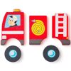 Fa tűzoltós 5db-os baba puzzle - Woodyland