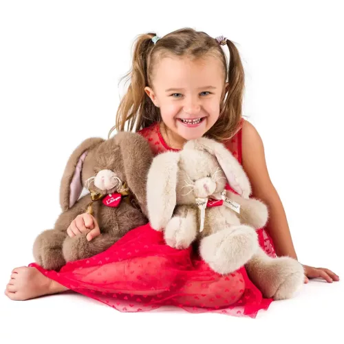 Cappuccino nyuszi plüss figura 36cm - Lumpin