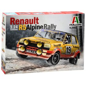 Italeri 1/24 Renault R5 Alpine Rally autómakett