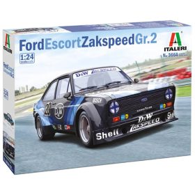 Italeri 1/24 Ford Escort Zakspeed Gr.2 autó makett
