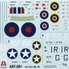 Italeri 1/72 Spitfire Mk. Vb vadászrepülőgép makett