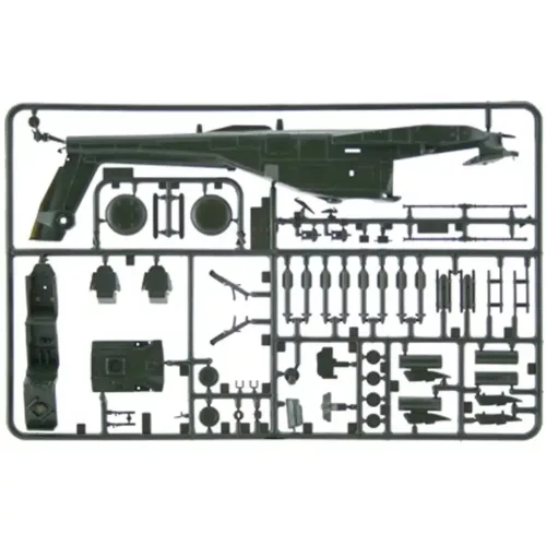 Italeri 172 AH-64 Apache helikopter makett