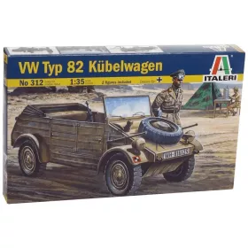 Italeri 135 VW Typ 82 Kübelwagen katonai jármű makett
