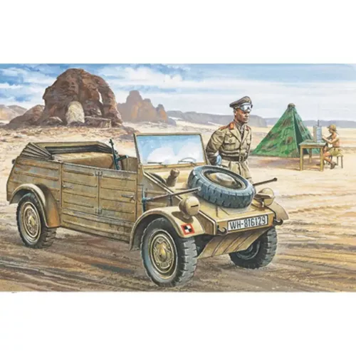 Italeri 135 VW Typ 82 Kübelwagen katonai jármű makett