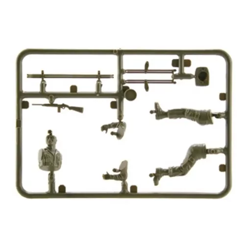 Italeri 135 Willys MB katonai Jeep utánfutóval jármű makett