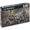 Italeri 135 U.S. Motorcycles 2db katonai motorkerékpár makett