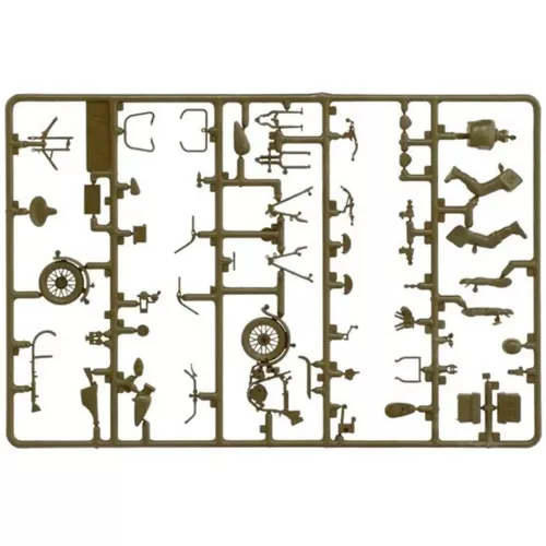 Italeri 135 U.S. Motorcycles 2db katonai motorkerékpár makett