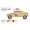 Italeri 1/35 HMMWV M1036 TOW Carrier katonai jármű makett