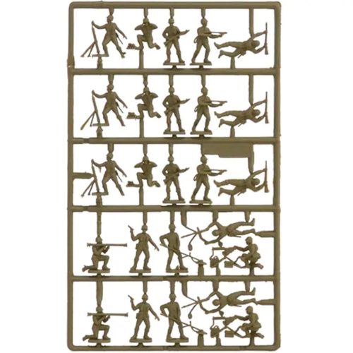 Italeri 1/72 American Infantry WWII. katona figurák makett
