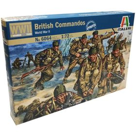 Italeri 1/72 British Commandos Brit katonai figurák makett