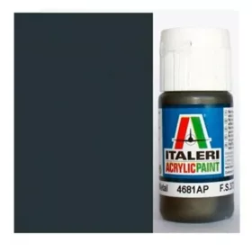 Italeri Flat Gun Metal 4681AP - Matt fegyverfém makett festék 20ml