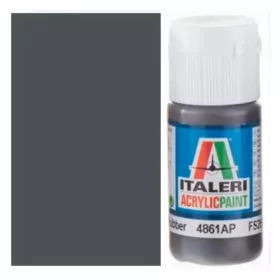 Italeri Flat Rubber 4861AP - Matt gumi színű makett festék 20ml
