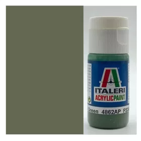 Italeri Flat Green 4862AP - Matt zöld makett festék 20ml