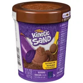 Kinetic Sand Fagyis doboz barna homokgyurmával - Spin Master