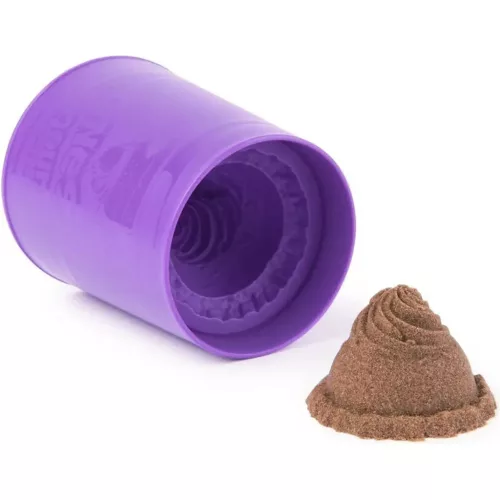 Kinetic Sand Fagyis doboz barna homokgyurmával - Spin Master
