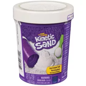   Kinetic Sand: Fagyis doboz fehér homokgyurmával - Spin Master