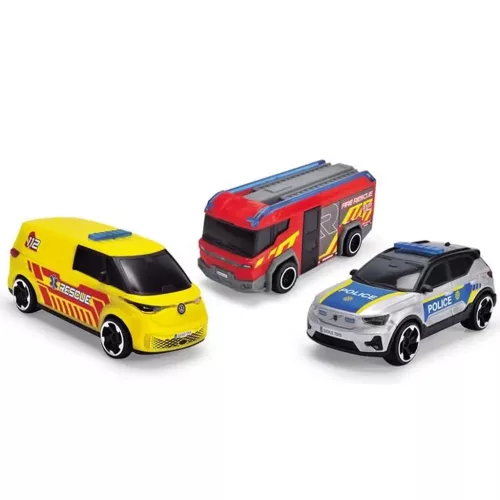 Vészhelyzeti járművek 3db-os szett - Dickie Toys