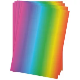 PlayBox: Szivárvány színű papírok 20db-os csomagban