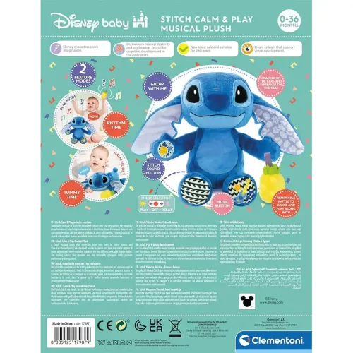 Interaktív Disney Stitch plüss figura - Clementoni