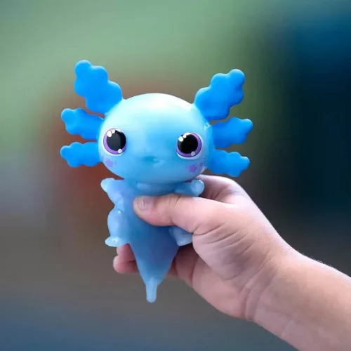 Lets Glo Axolotl világító vízipajtás kék színben