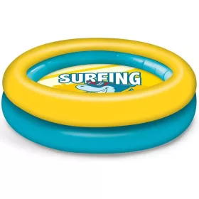   Cápa mintás felfújható 2 gyűrűs medence 100cm - Mondo Toys
