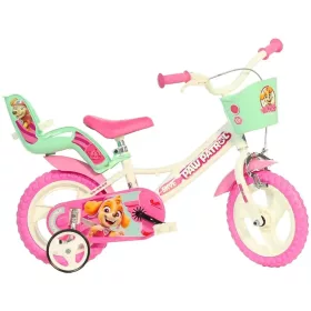 Mancs Őrjárat fehér-rózsaszín bicikli 12-es méretben - Dino Bikes kerékpár