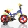 Sam a tűzoltó 12 gyerek bicikli kulacstartóval és oldalkerekekkel kék-sárga színben  Dino Bikes ker