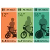 Sam a tűzoltó 12 gyerek bicikli kulacstartóval és oldalkerekekkel kék-sárga színben  Dino Bikes ker
