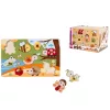 Eichhorn Fa állatos fogantyús puzzle többféle változatban 1db - Simba Toys