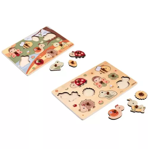 Eichhorn Fa állatos fogantyús puzzle többféle változatban 1db - Simba Toys